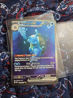 Pokemon TCG Scarlet & Violet 151 Blastoise EX SIR 200/165 Near Mint! - Image 1