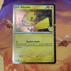 Pikachu 051 /162 Stamped 2026 Pokemon Day 30 Promo TCG - NM - Image 1