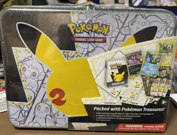 🔥Pokemon 25th Anniversary Celebrations Treasure Chest Tin Factory SEALED🔥 - Image 2