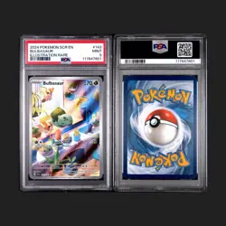 Bulbasaur 143/142 Stellar Crown Illustration Mint Condition Pokemon PSA 9 - Image 1