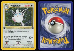 Wigglytuff 16/64 Rare Jungle Holo 1st Edition Pokemon - Image 3