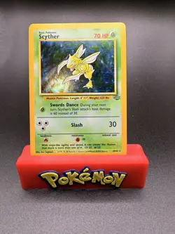 Pokemon TCG Scyther Jungle 10/64 Unlimited Holo Rare NM - Image 1