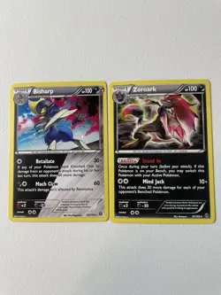 Bisharp 64/114 Zoroark 91/162 ~ Pokemon Sealed Dual Promo ~ Holo Cosmos NM - Image 1