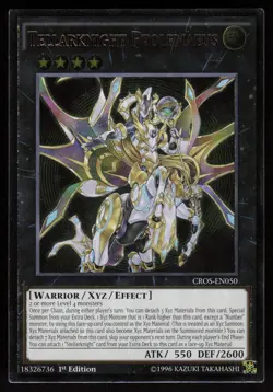 Tellarknight Ptolemaeus CROS-EN050 Ultimate Rare 1st Edition Yu-Gi-Oh - Image 1