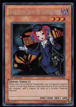 Tour Guide From the Underworld EXVC-EN084 Secret Rare 1st Edition Yu-Gi-Oh - Image 1
