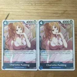 2x Charlotte Pudding | OP06-047 | Wings of the Captain | Foil | One Piece TCG - Image 1