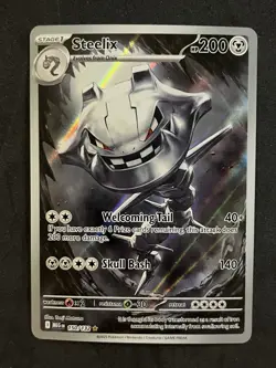 Steelix Illustration Rare 150/132 Pokemon Mega Evolution English IR NM - Image 1