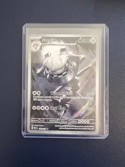 2025 Near Mint Pokemon Steelix 150/132 IR Me01: Mega Evolution Illustration NM - Image 1