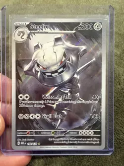 Steelix 150/132 Illustration Rare (IR) Full Art - Pokemon TCG Mega Evolution NM - Image 1