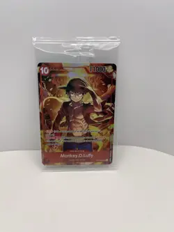 One Piece TCG: Monkey D. Luffy ST10-006 Treasure Booster Promo Card - SEALED! - Image 1