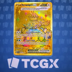 Pokemon - Terapagos ex - 180/131 - SV: Prismatic Evolutions - Holo - Hyper Ra NM - Image 1