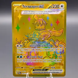 Terapagos ex 180/131 Hyper Rare SV: Prismatic Evolutions Pokemon TCG NM - Image 1