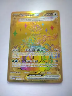 Pokemon TCG SV Prismatic Evolutions Terapagos ex # 180 / 131 Hyper Rare NM - Image 1