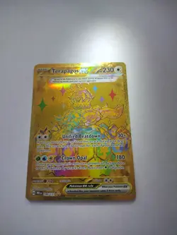 Pokemon TCG SV Prismatic Evolutions Terapagos ex # 180 / 131 Hyper Rare NM - Image 2
