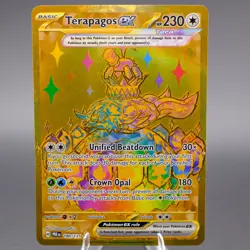 Terapagos ex 180/131 Hyper Rare SV: Prismatic Evolutions Pokemon TCG NM - Image 1