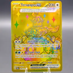 Terapagos ex 180/131 Hyper Rare SV: Prismatic Evolutions Pokemon TCG NM - Image 1