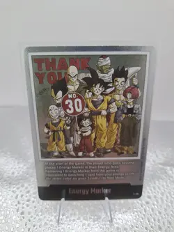 Son Goku E-60 Silver Energy Marker Dragon Ball Manga Booster Card Fusion World - Image 2