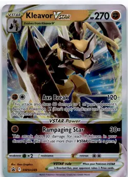 Kleavor VSTAR SWSH249 SWSH: Sword & Shield Promo Cards Holo LP - Image 1