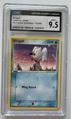 Pokemon Card - Wingull CGC 9.5 - Ex Crystal Guardians 2006 - 70/100 PSA BCG - Image 1