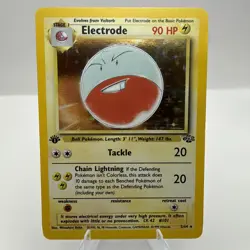 1st Edition Electrode 2/64 Jungle 1999 Holo Rare WOTC Pokemon Card TCG - Image 1