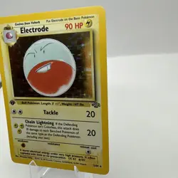 1st Edition Electrode 2/64 Jungle 1999 Holo Rare WOTC Pokemon Card TCG - Image 2
