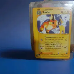 Pokemon TCG Raichu Expedition Base Set 61/165 Card Regular Rare Vintage NM - Image 2