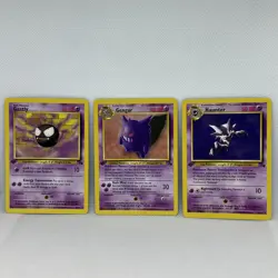 Pokemon Gengar, Haunter, Gastly 1st Edition Non-Holo Cards Fossil NM/MINT!! - Image 5