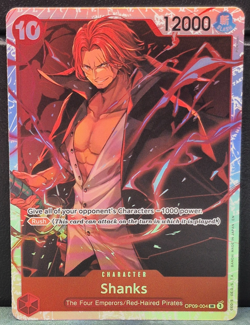 Shanks PRB-02 OP09-004 Super Rare The Best Vol 2 One Piece Near Mint Card NM TCG - Image 1