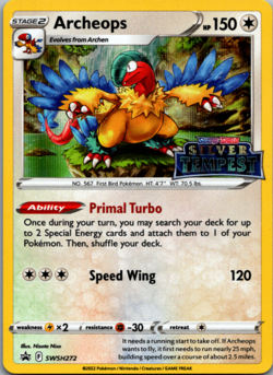 Archeops - (Prerelease) Holo Promo SWSH: Sword & Shield Promo Cards SWSH272 NM - Image 1