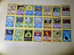 Pokemon Card Lot Vintage WoTC Rares Neo Rocket 1st ed NON ENGLISH 21ct NM-HP - Image 1