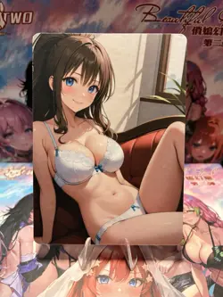 Beautiful Waifu Card Goddess Story CCG Anime Waifu Double Sided - Image 1