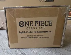 One Piece TCG Card Game 1st Year Anniversary Set English Edition New & SEALED - Image 1