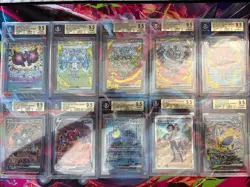 Pokemon 10x Graded Card Lot Beckett All Gem Mint SARs Lot#46 - Image 1