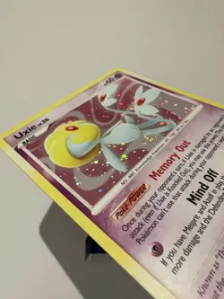 Uxie 18/123 Holo Rare Mysterious Treasures 2007 Pokemon TCG Diamond & Pearl LP+ - Image 3