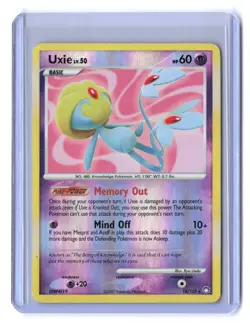 Uxie 18/123 Reverse Holo Mysterious Treasures Pokemon TCG Vintage LP+ - Image 1