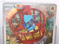 2025 POKEMON MEP EN-ME BLACK STAR PROMO #010 RIOLU PSA 10 - Image 3