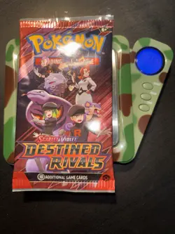 22.5g HEAVY Pokemon Destined Rivals Booster Pack Sealed 2025 - Team Rocket Art - Image 1
