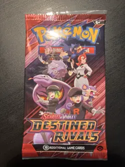 22.5g HEAVY Pokemon Destined Rivals Booster Pack Sealed 2025 - Team Rocket Art - Image 2