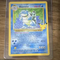 Pokemon Blastoise 2/102 Celebrations Classic Collection Holo 25th Anniversary - Image 1