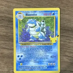 Pokemon Blastoise 2/102 Celebrations Classic Collection Holo 25th Anniversary - Image 3