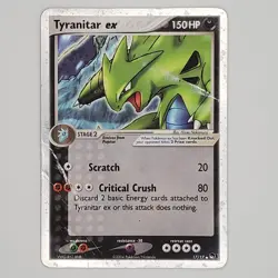 Tyranitar-EX - 17/17 - Ultra Rare, English Pokemon POP Series Promos 1, HP - Image 1