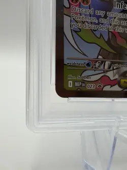 2025 POKEMON MEP EN-ME BLACK STAR PROMO #023 MEGA CHARIZARD X EX PSA 9 - Image 5