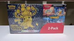 Pokemon TCG Surging Sparks ETB & Booster Bundle Costco 2-Pack NEW Factory Sealed - Image 1