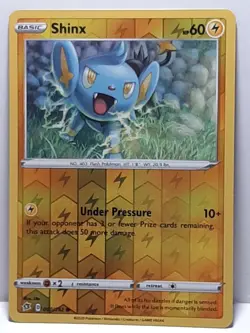Shinx 060/192 Pokemon Rebel Clash Reverse Holofoil Common Lightning NewFreshPack - Image 1