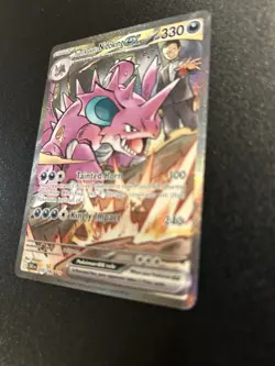 Pokemon TCG Team Rockets Nidoking EX 233/182 Destined Rivals - Image 3