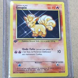 Goupix (Vulpix) - Pokemon TCG French 1st Edition Base Set - 68/102 - WOC - Image 1