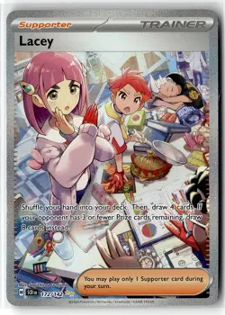 Lacey ⭐ 172/142 Holo Special Illustration Rare Stellar Crown 2024 Pokemon NM - Image 1