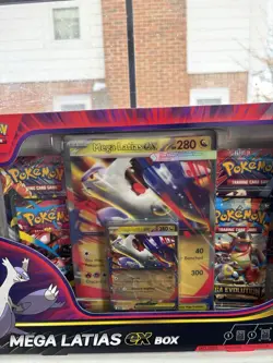 POKEMON MEGA EVOLUTIONS MEGA LATIAS EX 4 PACKS NEW FACTORY SEALED PROMO TGC RARE - Image 2