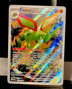 FLYGON 2025 POKEMON PHANTASMAL FLAMES ILLUSTRATION RARE 101/094 -CLEAN🔥L👀K - Image 1