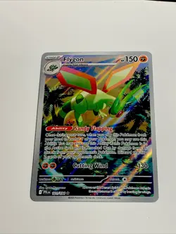 FLYGON 2025 POKEMON PHANTASMAL FLAMES ILLUSTRATION RARE 101/094 -CLEAN🔥L👀K - Image 3